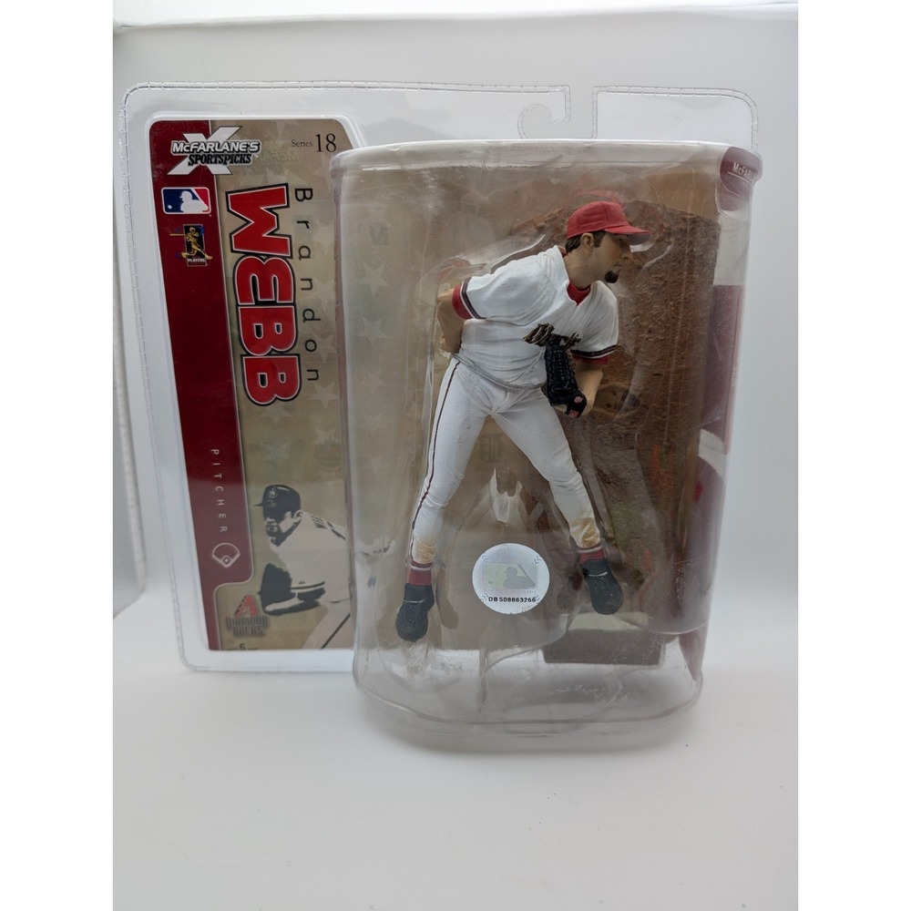 McFarlane MLB Baseball Series 18 Brandon Webb Arizona Diamondbacks‎ New 2007